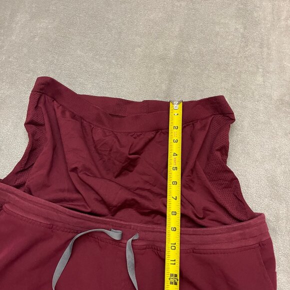 FIGS Yola Maternity Scrub Pants Maroon Size Women's XXL - Picture 8 of 13